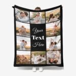 Fleece Photo Blanket Displaying a Stunning Landscape Scene