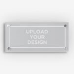 Panoramic acrylic photo frame