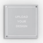 Square acrylic photo frame – Upload you own photo