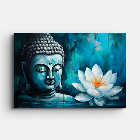 Lord Buddha Luxury Canvas Wall Painting