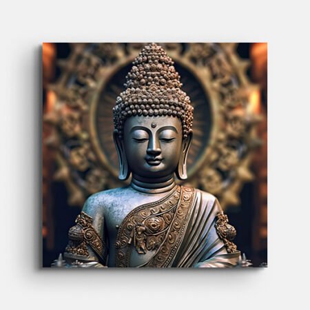 Divine Gautam Buddha Wall Painting