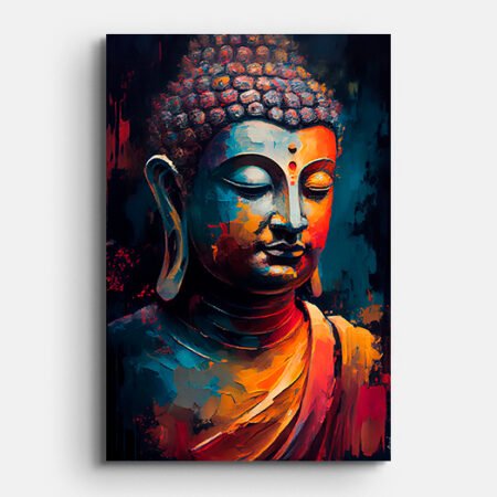 Spiritual God Buddha Premium Wall Painting