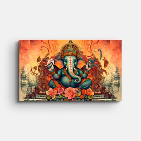 Majestic Ganesha Painting