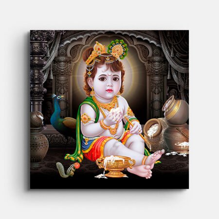 Little Krishna Wall Painting