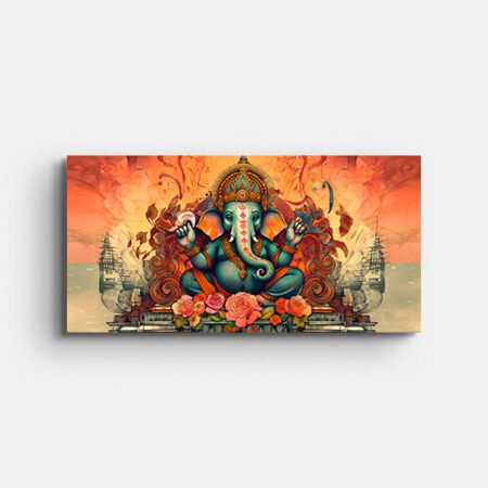 Vibrant Ganesha Painting