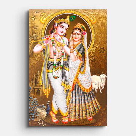 Radha Krishna Wall Painting