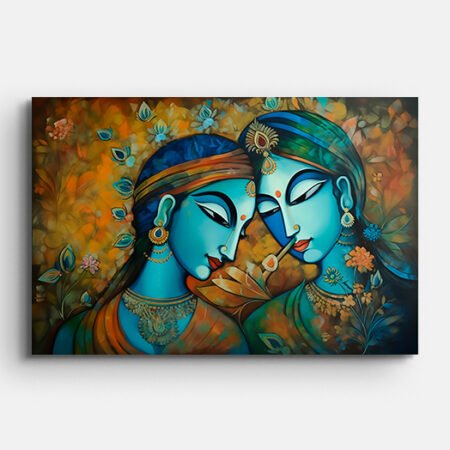 Radha Krishna Contemporary Painting