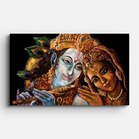 Beautiful Wall Painting of Radha Krishna