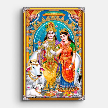 Radha Krishna Wall Painting