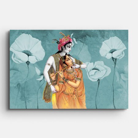 Classic Radha Krishna Premium Wall Painting