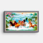 beautiful-horses-wall-painting