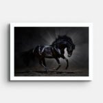 black-horse-premium-wall-painting