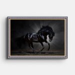 black-horse-premium-wall-painting