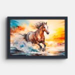 brown-horse-running-canvas-wall-painting