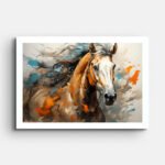 brown-horse-wall-painting
