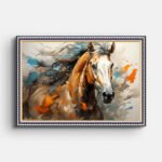 brown-horse-wall-painting