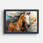 brown-horse-wall-painting