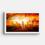 classic-premium-wall-painting-of-running-horses-in-sunset
