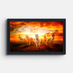 classic-premium-wall-painting-of-running-horses-in-sunset