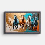 different-colors-horse-wall-painting