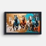 different-colors-horse-wall-painting