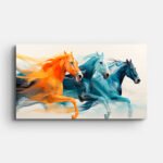 different-colors-horses-wall-painting