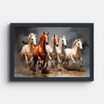 digital-painting-of-horses-running-in-water