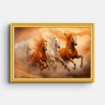 four-horses-running-premium-wall-painting