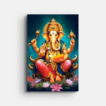 Majestic Ganesha Painting