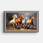 horses-running-in-desert-wall-painting