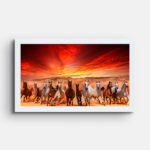 horses-running-in-field-wall-painting