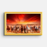 horses-running-in-field-wall-painting