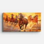 horses-running-in-water-wall-painting
