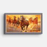 horses-running-in-water-wall-painting