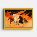horses-running-wall-painting