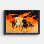 horses-running-wall-painting
