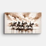 running-horses-abstract-wall-painting