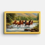 running-horses-premium-wall-painting