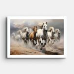 seven-horse-running-in-field-canvas-wall-painting