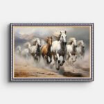 seven-horse-running-in-field-canvas-wall-painting