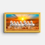 seven-horse-running-in-field-canvas-wall-painting