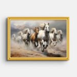 seven-horse-running-in-field-canvas-wall-painting