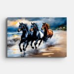 three-horses-running-premium-canvas-wall-painting