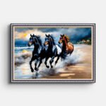 three-horses-running-premium-canvas-wall-painting