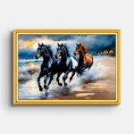 three-horses-running-premium-canvas-wall-painting
