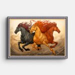 three-horses-wall-painting