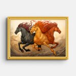 three-horses-wall-painting