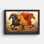 three-horses-wall-painting