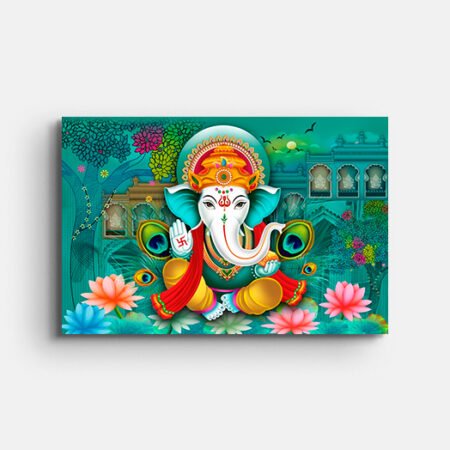 Vibrant Ganesha Painting