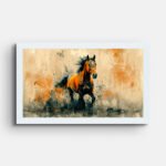 wall-painting-of-brown-horse